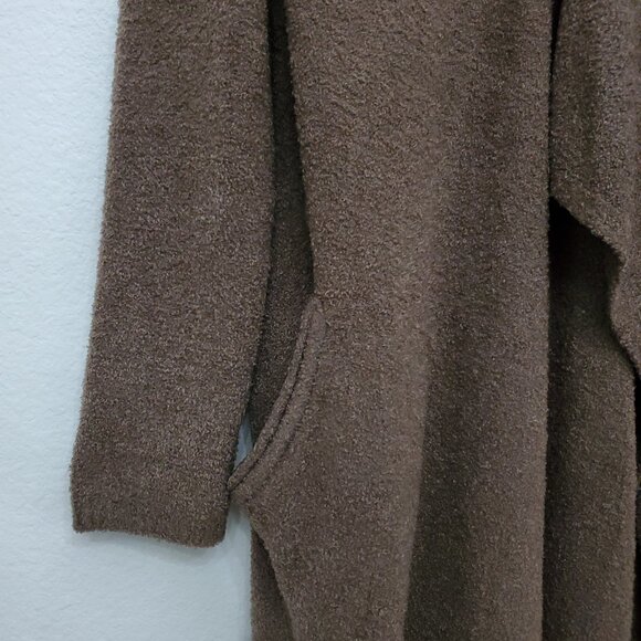 Barefoot Dreams Cozy Chic Calypso Women's Cardigan Sweater Mocha Brown S/M - Picture 6 of 15